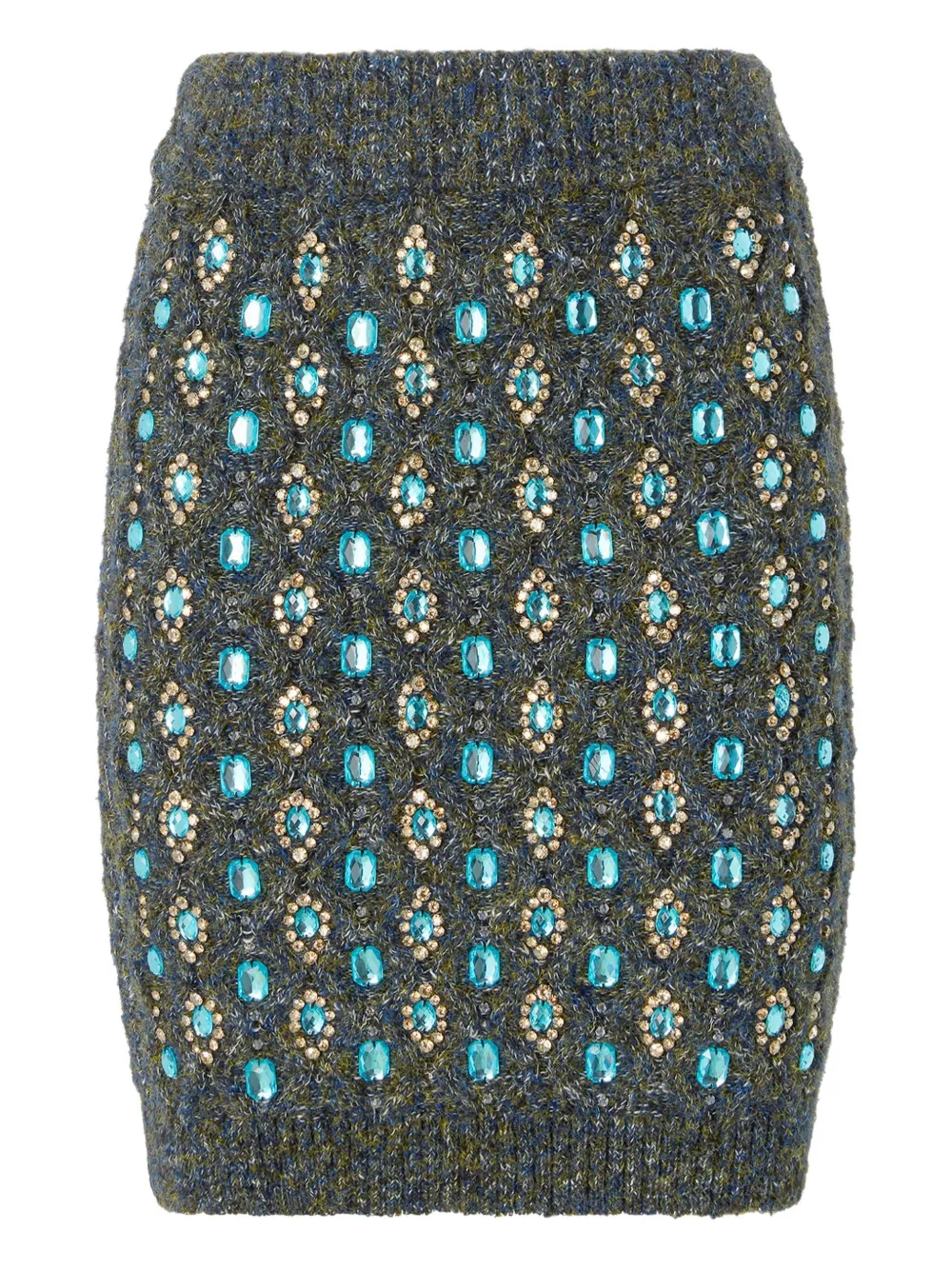 Мини-юбка с косичной вязкой и декором PINKO, зеленый
Мини-юбка с косичной вязкой и декором PINKO, зеленый