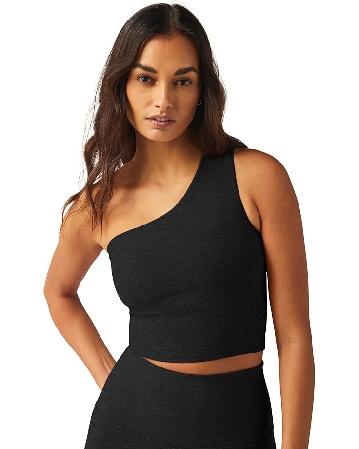 Топ Beyond Yoga Spacedye The Bold Shoulder Cropped Tank, цвет Darkest Night 
Топ Beyond Yoga Spacedye The Bold Shoulder Cropped Tank, цвет Darkest Night