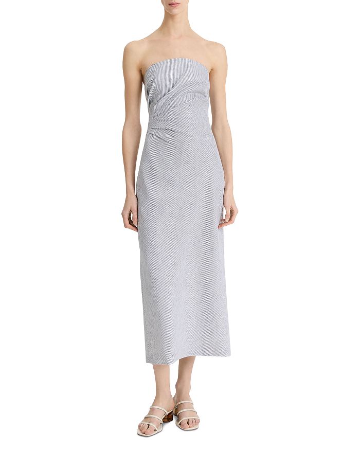 Полосатое платье с драпировкой Ticking Vince, синий
Полосатое платье с драпировкой Ticking Vince, синий