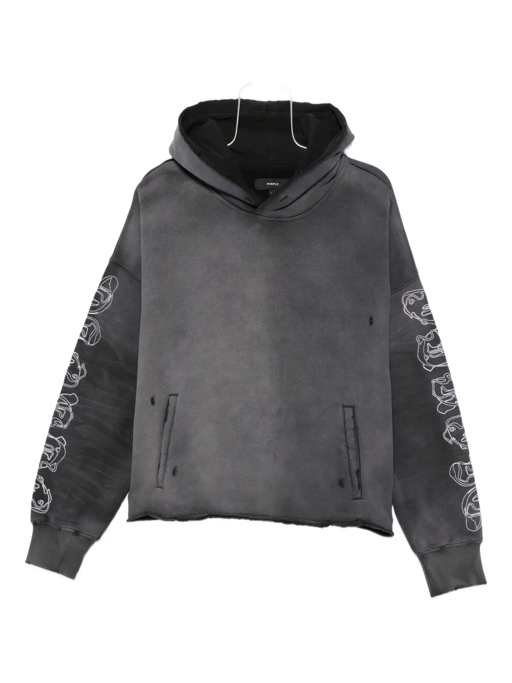 Толстовка с принтом на рукаве и эффектом потертости Purple Brand, серый
Толстовка с принтом на рукаве и эффектом потертости Purple Brand, серый