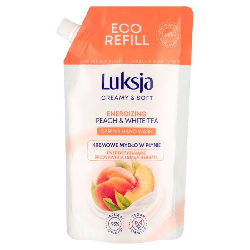 Жидкое мыло Luksja Peach, 900 мл
Жидкое мыло Luksja Peach, 900 мл