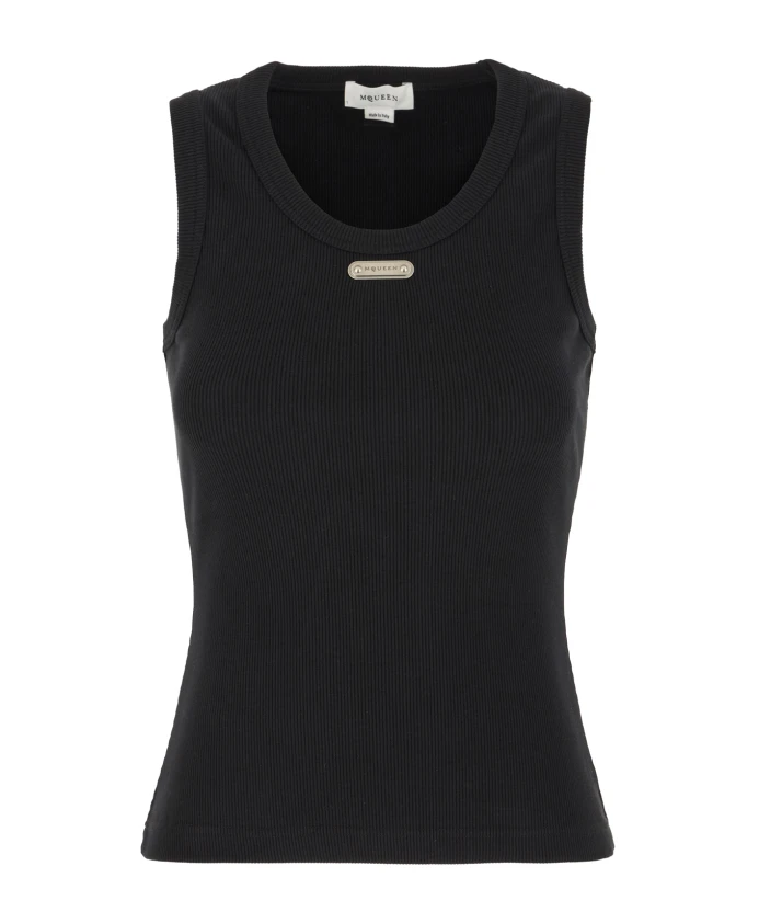 Стильный топ для ценителей моды Alexander Mcqueen, черный
Стильный топ для ценителей моды Alexander Mcqueen, черный