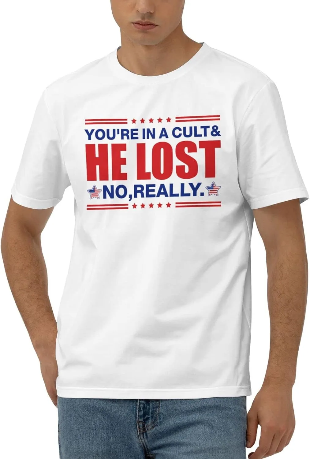 Футболка мужская Funny с принтом "You're in A Cult and He Lost No Really" PLOWS
Футболка мужская Funny с принтом "You're in A Cult and He Lost No Really" PLOWS