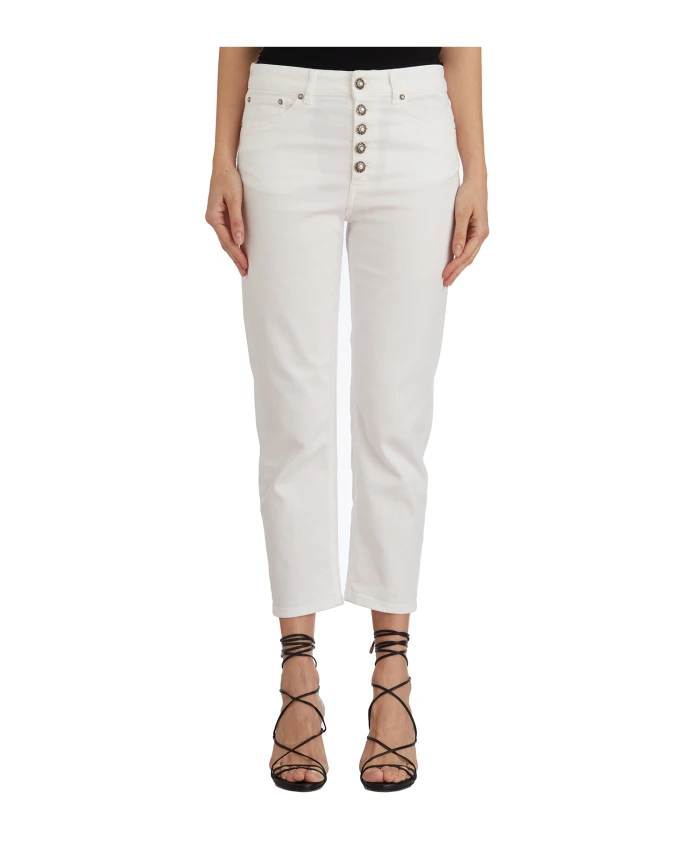 Брюки со стразами Dondup, белый
Брюки со стразами Dondup, белый