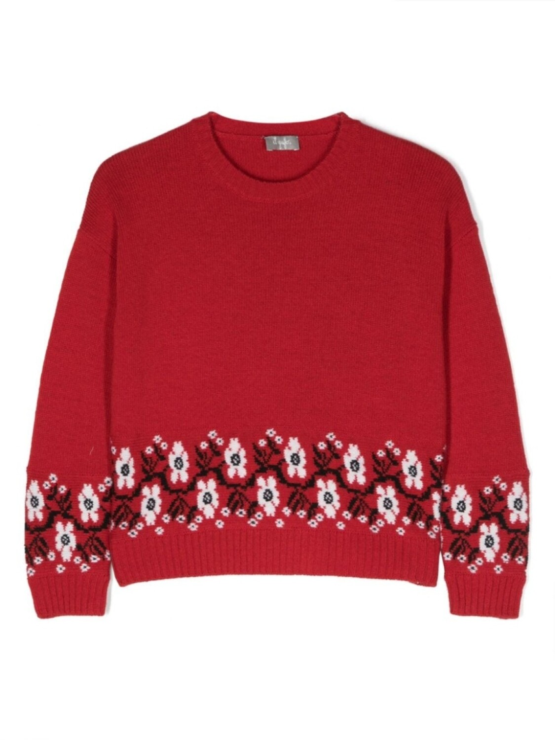 Il Gufo шерстяной джемпер с цветочной вышивкой, красный
Il Gufo шерстяной джемпер с цветочной вышивкой, красный