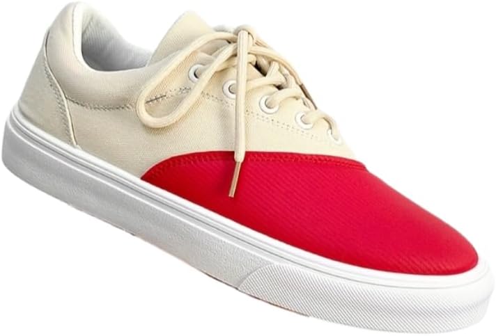 Мужские ретро-кэжуал спортивные кроссовки, с простой геометрической узорной тканевой поверхностью, низкие на шнуровке, подходят для походов и повседневной носки Hoalox, красный
Мужские ретро-кэжуал спортивные кроссовки, с простой геометрической узорной тканевой поверхностью, низкие на шнуровке, подходят для походов и повседневной носки Hoalox, красный