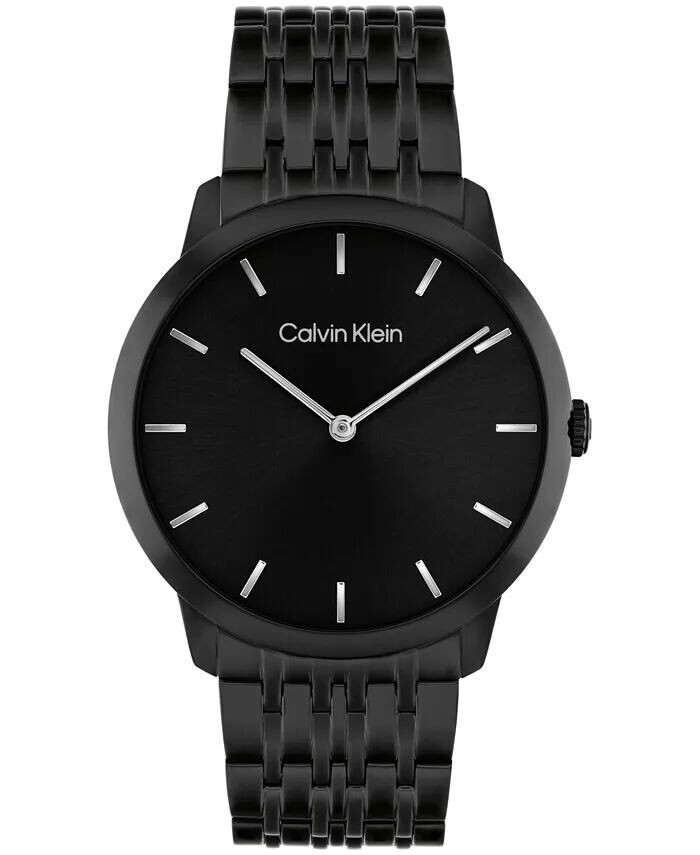 Мужские часы Intrigue, черные часы-браслет из нержавеющей стали, 40 мм Calvin Klein
Мужские часы Intrigue, черные часы-браслет из нержавеющей стали, 40 мм Calvin Klein