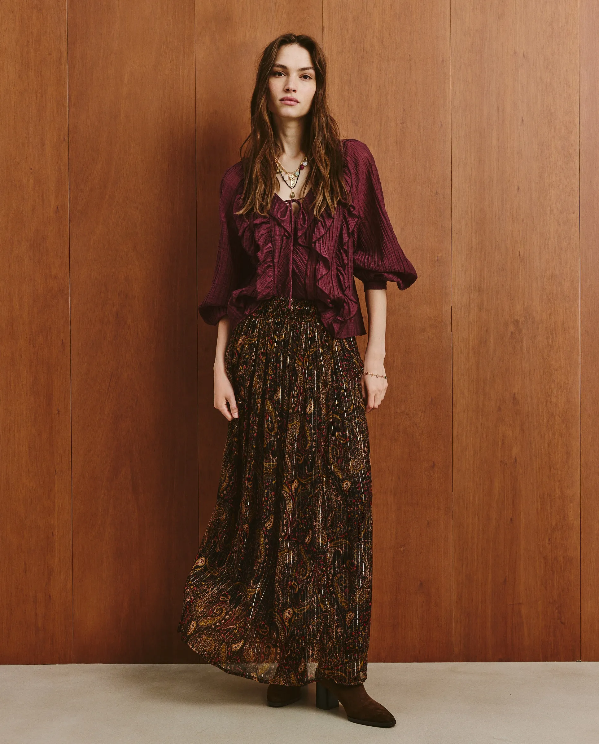 Женская длинная юбка с принтом Southern Cotton, зеленый
Женская длинная юбка с принтом Southern Cotton, зеленый