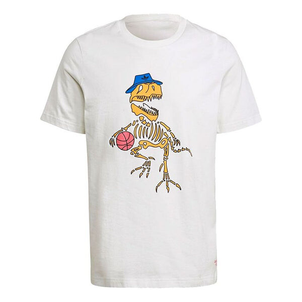 Футболка оригиналы 5 дино футболка повседневная спортивная мультяшный принт круглый вырез короткий рукав Adidas, белый
Футболка оригиналы 5 дино футболка повседневная спортивная мультяшный принт круглый вырез короткий рукав Adidas, белый