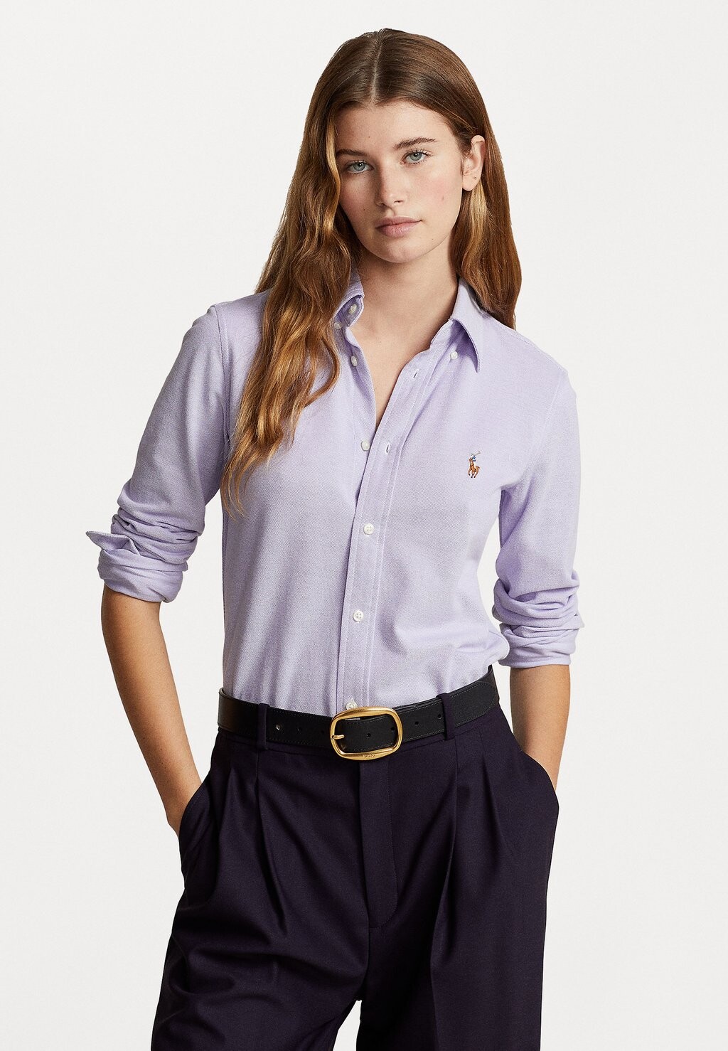 Рубашка Long Sleeve Button Front Shirt Polo Ralph Lauren, цвет hyacinth
Рубашка Long Sleeve Button Front Shirt Polo Ralph Lauren, цвет hyacinth