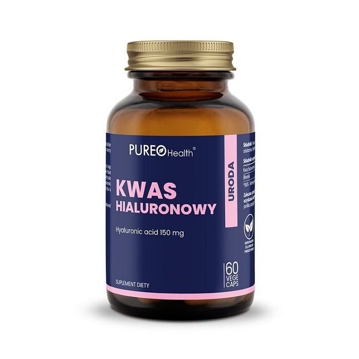 Pureo Health Kwas Hialuronowy 150 mg препарат, укрепляющий суставы и улучшающий состояние кожи, волос и ногтей, 60 шт. 
Pureo Health Kwas Hialuronowy 150 mg препарат, укрепляющий суставы и улучшающий состояние кожи, волос и ногтей, 60 шт.