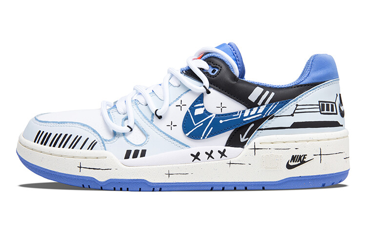 Кроссовки Nike Full Force Skateboarding Shoes Men Low-top Blue/white/black, синий
Кроссовки Nike Full Force Skateboarding Shoes Men Low-top Blue/white/black, синий