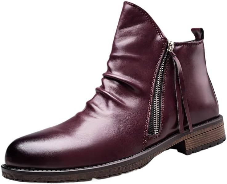 Мужские ботинки челси, повседневные, классические, удобные, без шнурков, кожаные, чукка, мужские ботильоны с двойной молнией, велосипедные ботинки Hhhchpm, красный
Мужские ботинки челси, повседневные, классические, удобные, без шнурков, кожаные, чукка, мужские ботильоны с двойной молнией, велосипедные ботинки Hhhchpm, красный