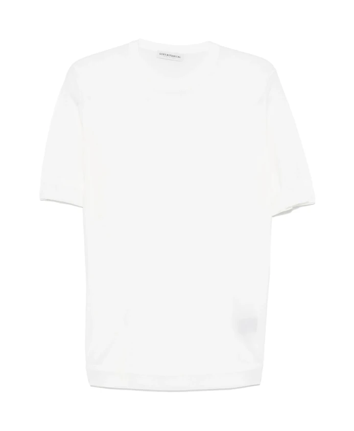 Вязаная футболка с круглым вырезом из мериносовой шерсти Goes Botanical, белый
Вязаная футболка с круглым вырезом из мериносовой шерсти Goes Botanical, белый