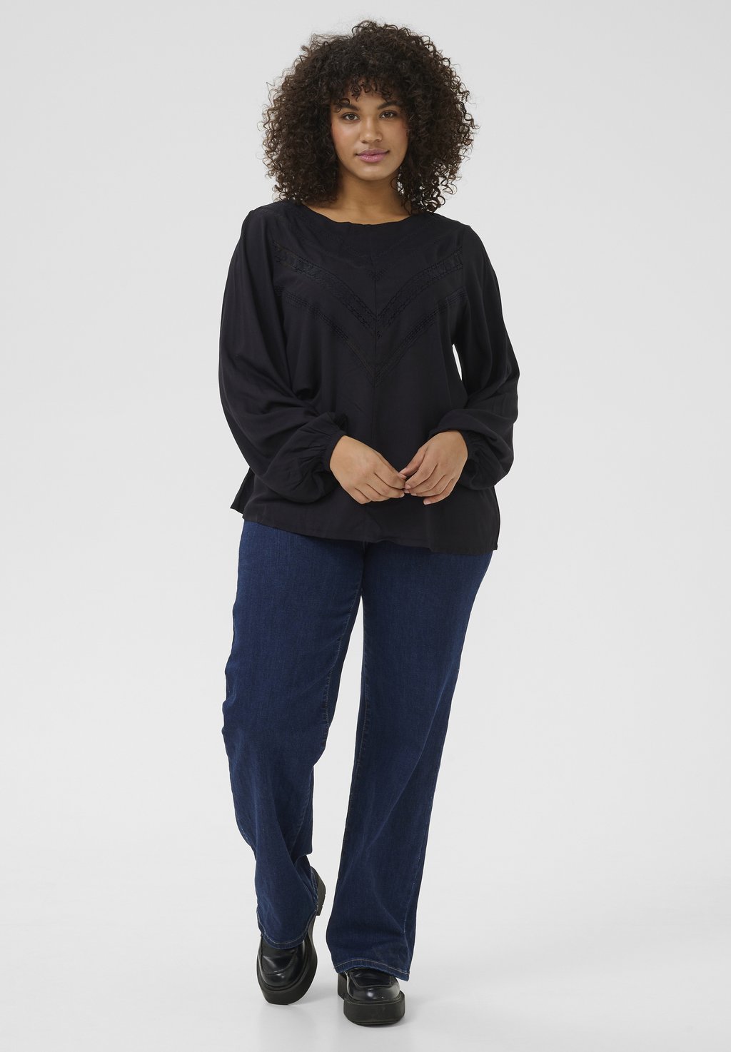 Блуза Kaffe Curve, черный
Блуза Kaffe Curve, черный