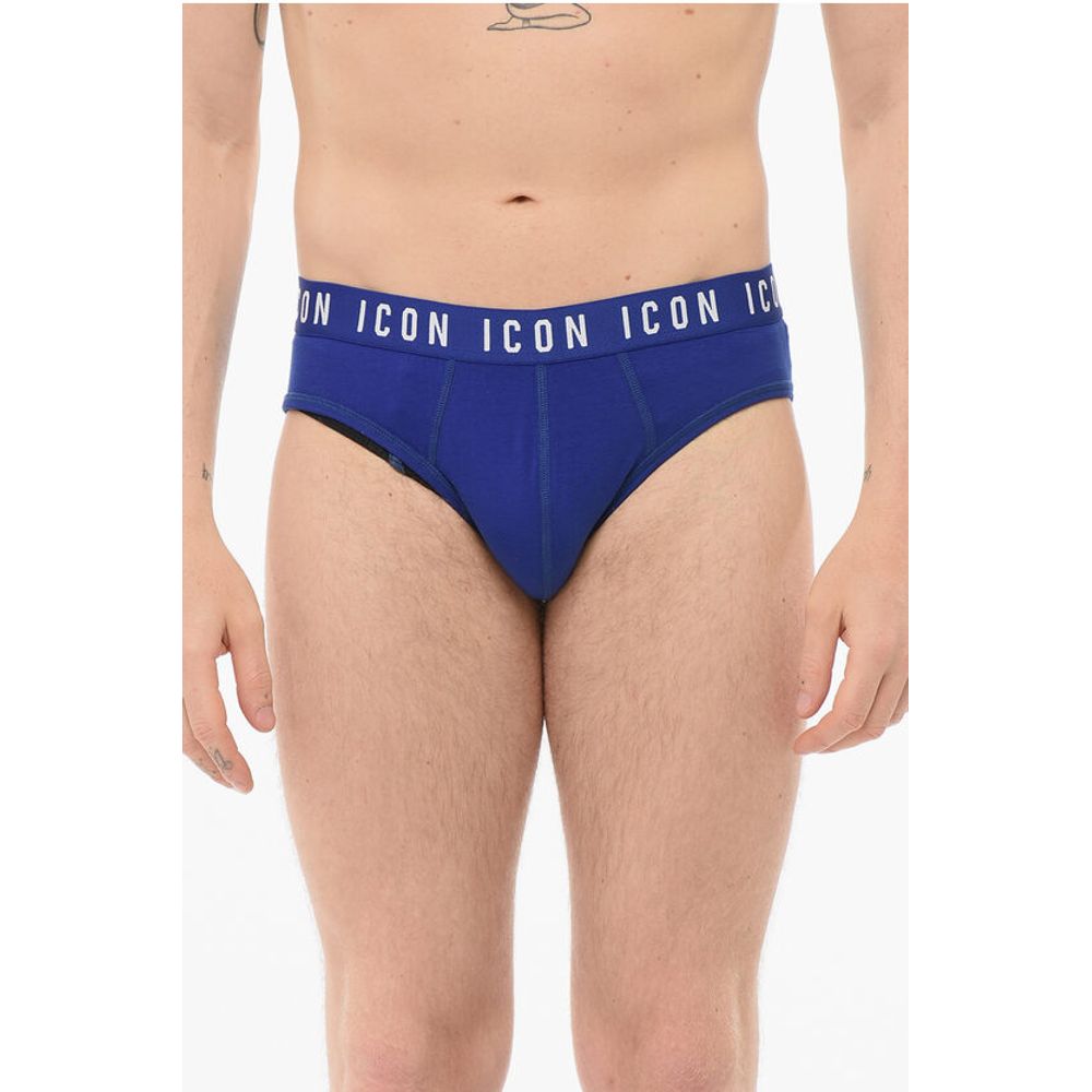Хлопковые трусы ICON с логотипом на поясе Dsquared2, синий
Хлопковые трусы ICON с логотипом на поясе Dsquared2, синий