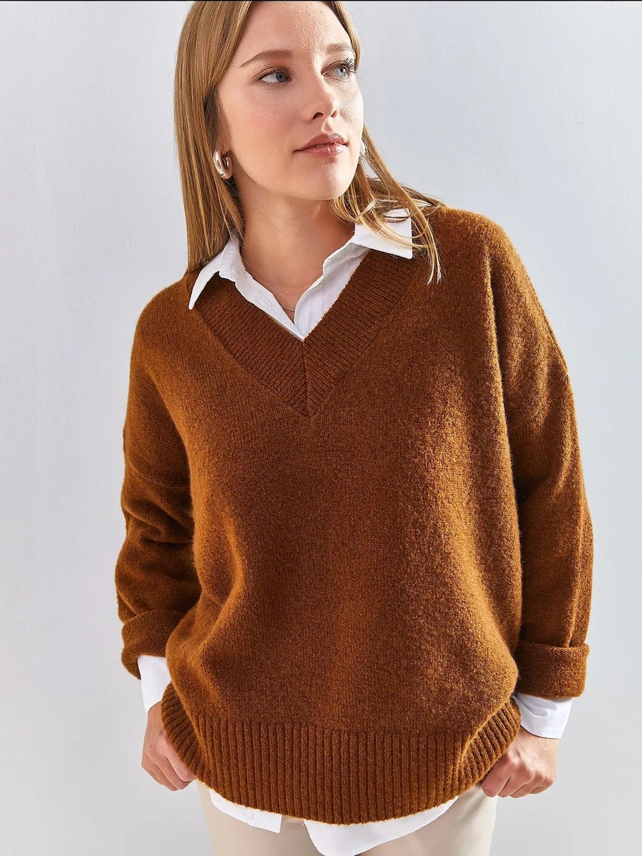 Свитер Bianco Lucci, коричневый
Свитер Bianco Lucci, коричневый