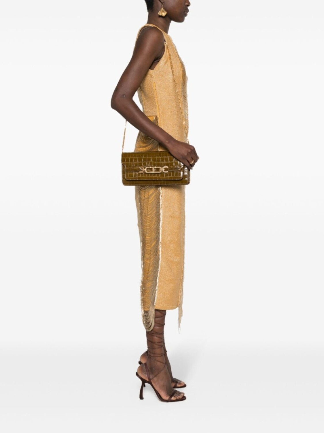 Клатч Whitney с тиснением под крокодила TOM FORD, зеленый
Клатч Whitney с тиснением под крокодила TOM FORD, зеленый