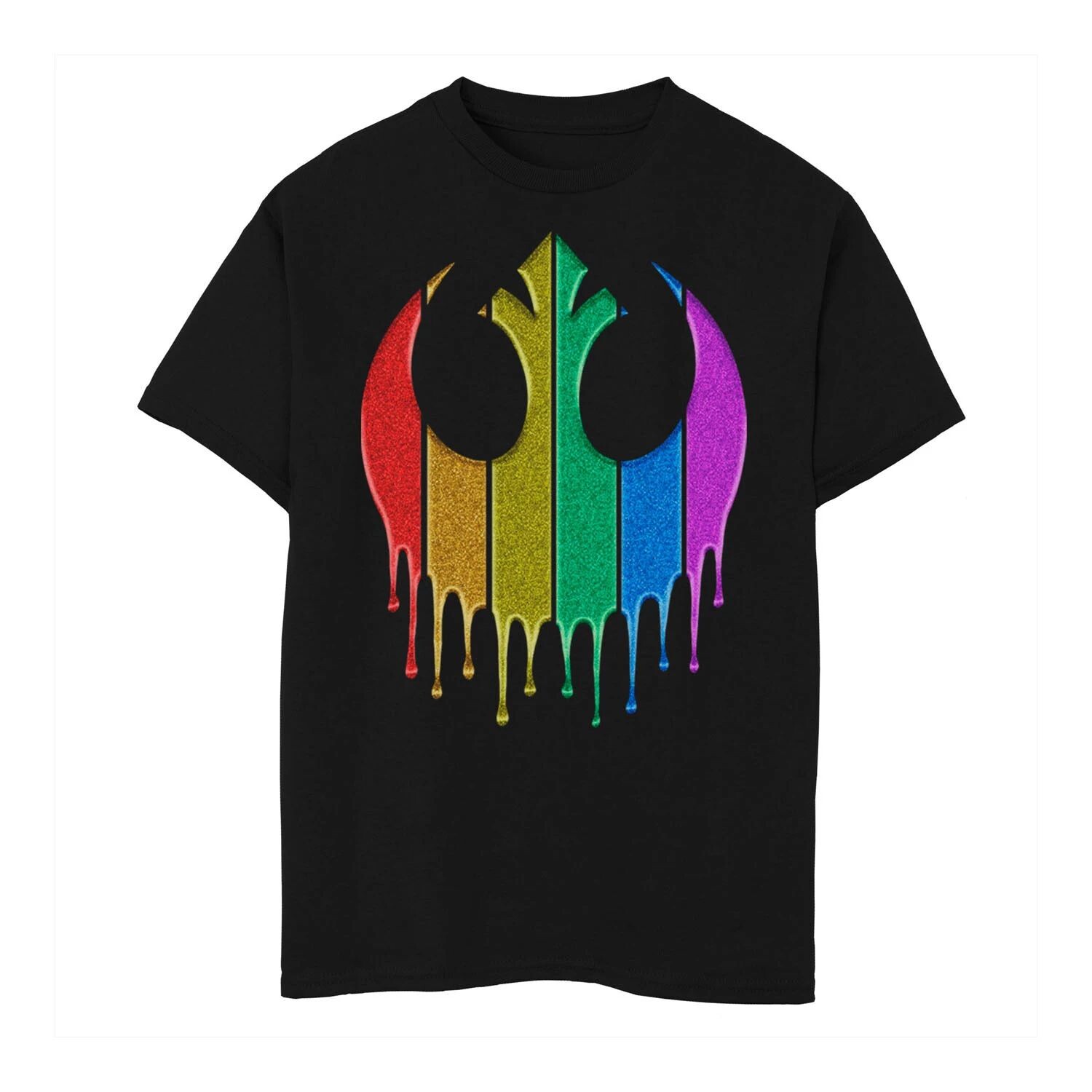 Футболка с блестящим радужным логотипом для мальчиков 8–20 лет Star Wars Pride Rebel и графическим рисунком Star Wars
Футболка с блестящим радужным логотипом для мальчиков 8–20 лет Star Wars Pride Rebel и графическим рисунком Star Wars