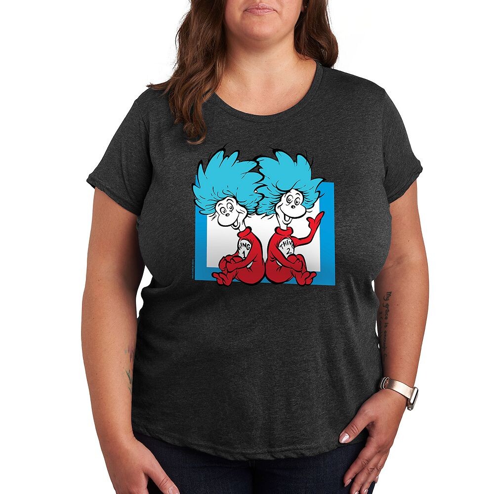 Футболка Plus Dr. Seuss Things 1 And 2 с рисунком Licensed Character, цвет Heather Charcoal
Футболка Plus Dr. Seuss Things 1 And 2 с рисунком Licensed Character, цвет Heather Charcoal