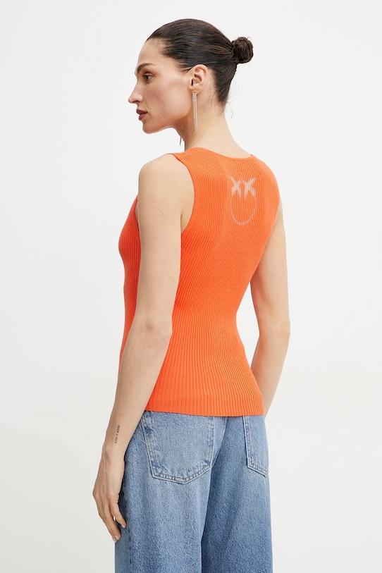 Шелковый топ Pinko, оранжевый
Шелковый топ Pinko, оранжевый