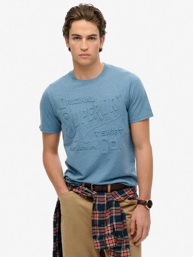 Футболка Workwear с тисненым логотипом Superdry, Pottery Blue Marl
Футболка Workwear с тисненым логотипом Superdry, Pottery Blue Marl