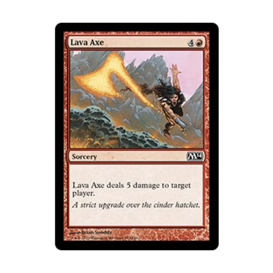 CCG Лавовый топор (С) (фольга), MTG - Magic 2014
CCG Лавовый топор (С) (фольга), MTG - Magic 2014
