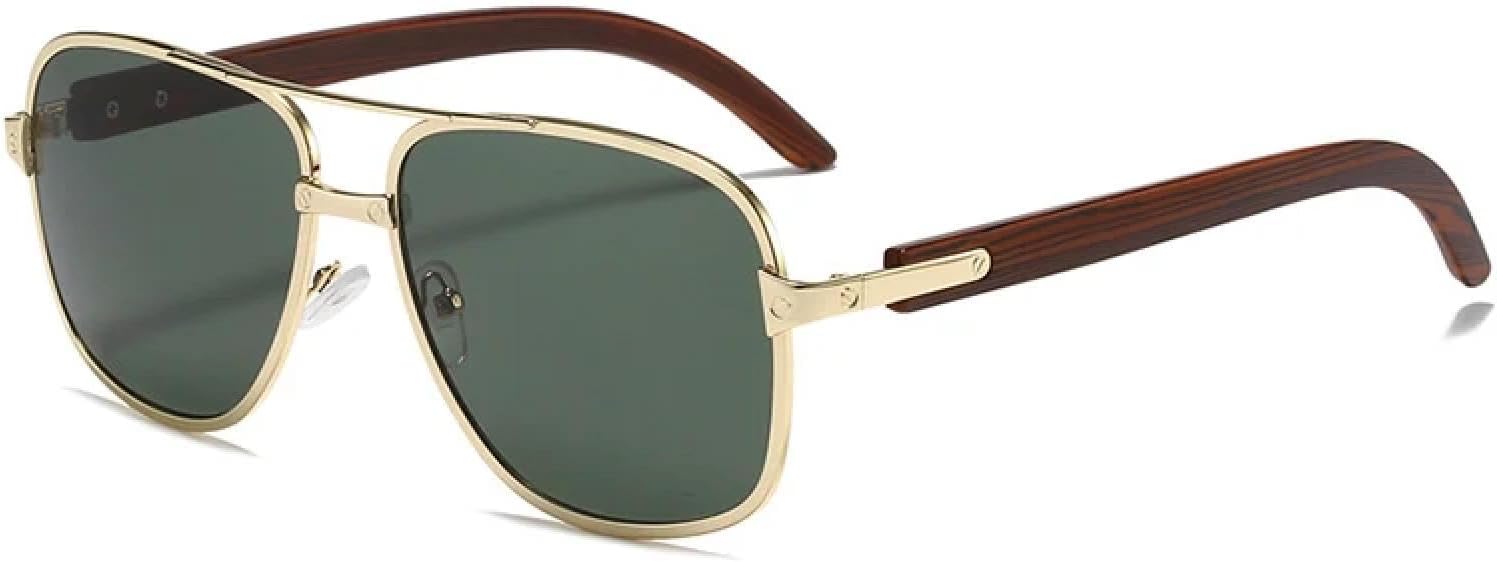 Модные солнцезащитные очки с двойной перемычкой для женщин и мужчин, винтажные металлические солнцезащитные очки для активного отдыха и вождения, защита от УФ-излучения UV400 TKKTLLT, Gold Green
Модные солнцезащитные очки с двойной перемычкой для женщин и мужчин, винтажные металлические солнцезащитные очки для активного отдыха и вождения, защита от УФ-излучения UV400 TKKTLLT, Gold Green