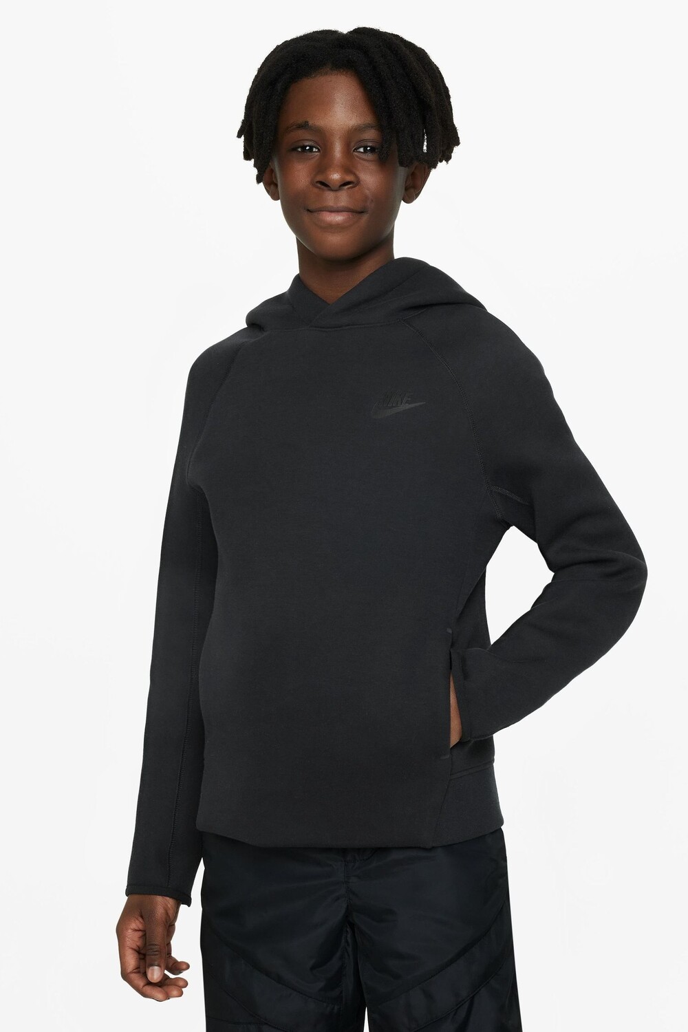 Технический флис с капюшоном надеваемым на голову Nike, черный
Технический флис с капюшоном надеваемым на голову Nike, черный