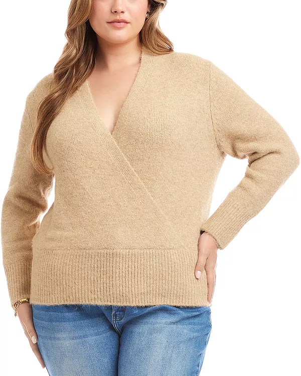 Свитер-Накидка больших размеров Karen Kane, бежевый
Свитер-Накидка больших размеров Karen Kane, бежевый