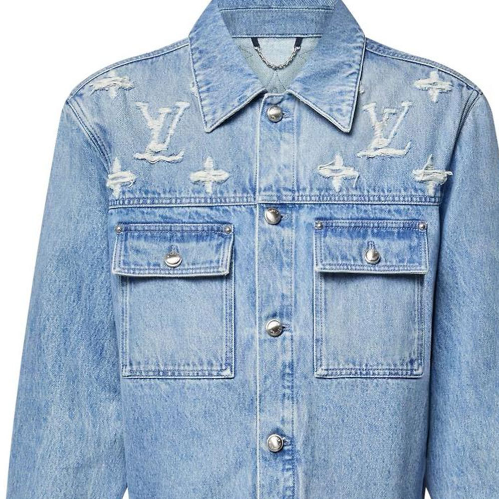 Джинсовая куртка-косуха LOUIS VUITTON, синяя, Синий, Джинсовая куртка-косуха LOUIS VUITTON, синяя 
Джинсовая куртка-косуха LOUIS VUITTON, синяя, Синий, Джинсовая куртка-косуха LOUIS VUITTON, синяя