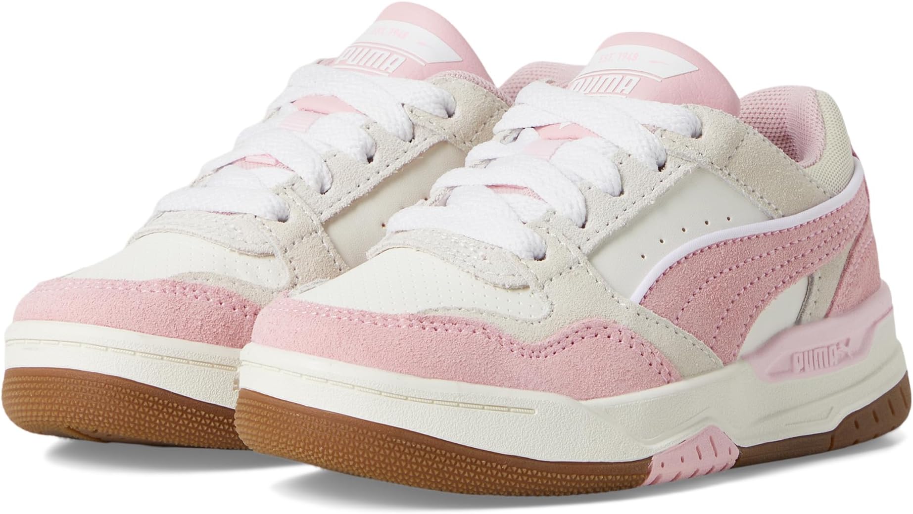 Кроссовки PUMA Kids Rebound Retro, Warm White/Almond Blossom/Vapor Gray 1
Кроссовки PUMA Kids Rebound Retro, Warm White/Almond Blossom/Vapor Gray 1