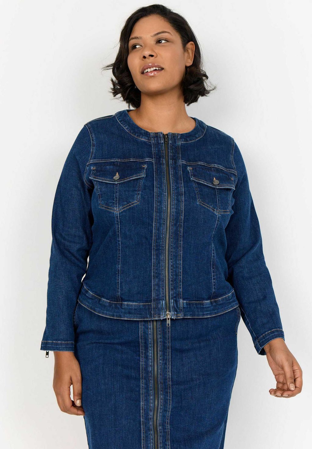 Джинсовая куртка JENIFER Wasabi Concept, синий 
Джинсовая куртка JENIFER Wasabi Concept, синий