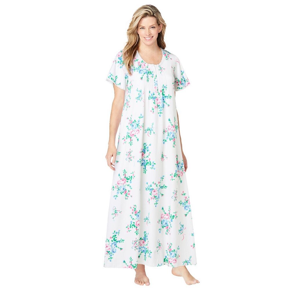 Только необходимое женское длинное вязаное платье больших размеров с защипами Only Necessities, цвет White Floral
Только необходимое женское длинное вязаное платье больших размеров с защипами Only Necessities, цвет White Floral