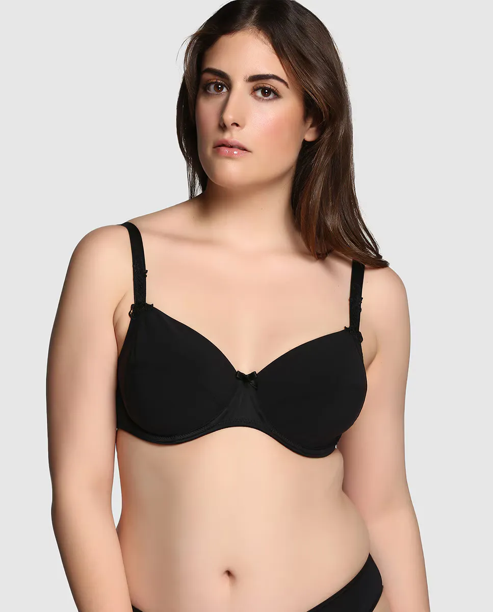 Бюстгальтер Essentiel Fit Antinea с чашками на косточках, черный
Бюстгальтер Essentiel Fit Antinea с чашками на косточках, черный