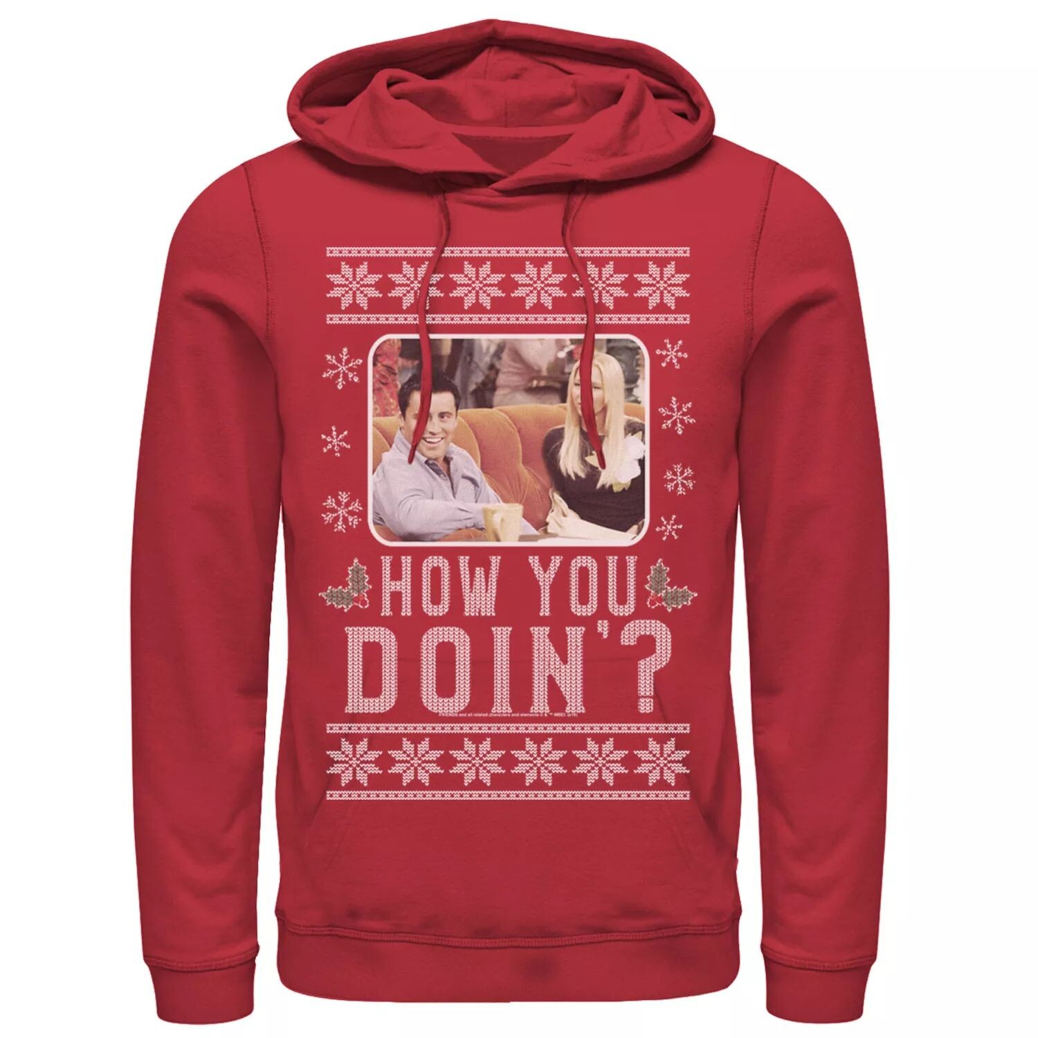 Мужской свитер с капюшоном Friends Christma Joey & Phoebe How You Doin' Ugly Sweater Licensed Character
Мужской свитер с капюшоном Friends Christma Joey & Phoebe How You Doin' Ugly Sweater Licensed Character