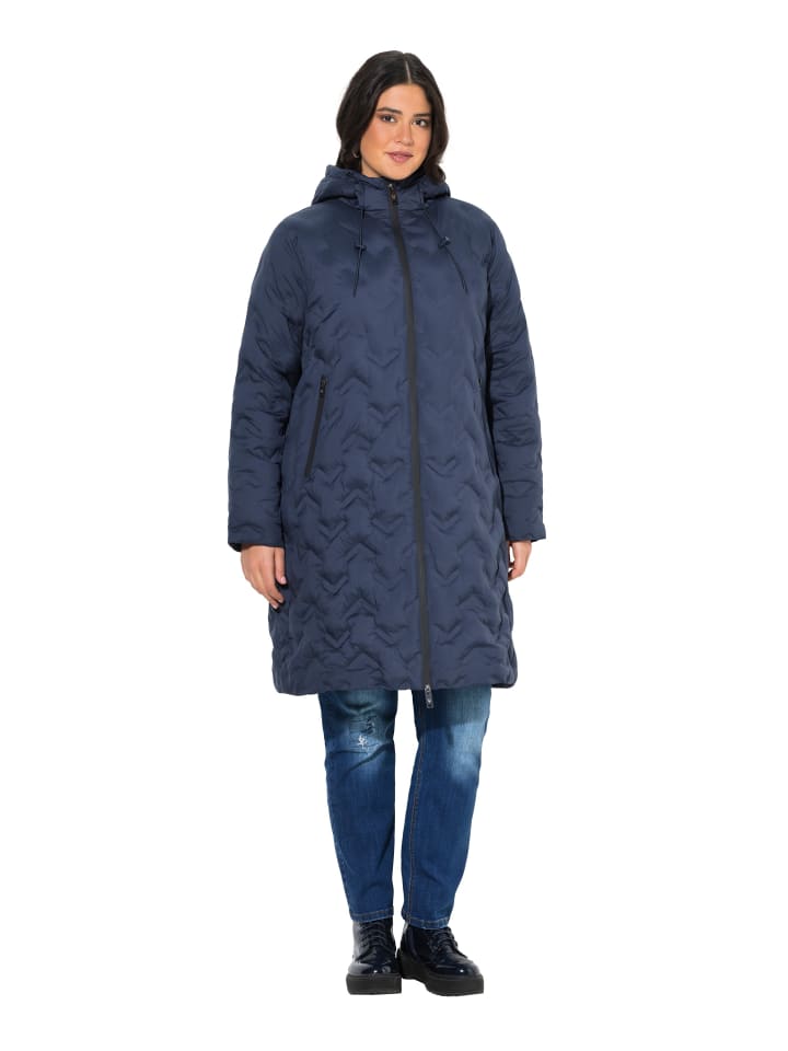 Ulla Popken Темно-синее пальто
Ulla Popken Темно-синее пальто