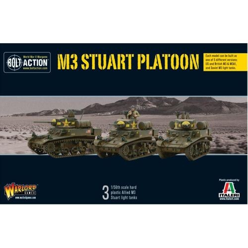 Фигурки M3 Stuart Troop Warlord Games
Фигурки M3 Stuart Troop Warlord Games