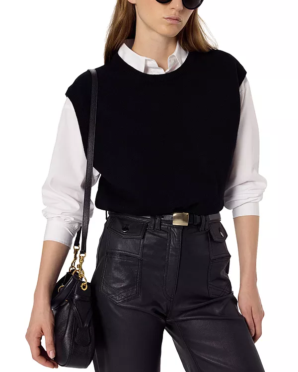 Кашемировый жилет Eulalie Gerard Darel, черный
Кашемировый жилет Eulalie Gerard Darel, черный