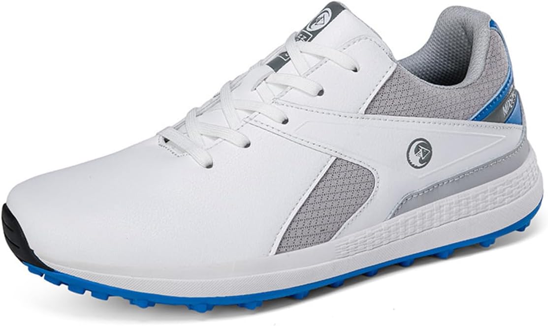 Мужские гольф-туфли, нескользящие кожаные спортивные кроссовки для гольфа, удобная обувь для фитнеса и тренировок в гольфе Omcam, синий
Мужские гольф-туфли, нескользящие кожаные спортивные кроссовки для гольфа, удобная обувь для фитнеса и тренировок в гольфе Omcam, синий