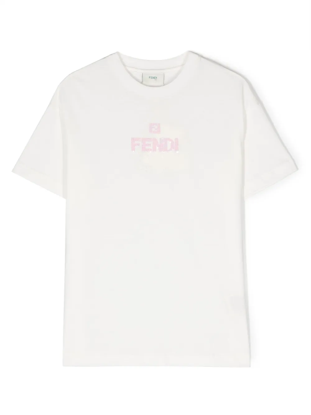 Футболка с логотипом Fendi Kids, белый
Футболка с логотипом Fendi Kids, белый