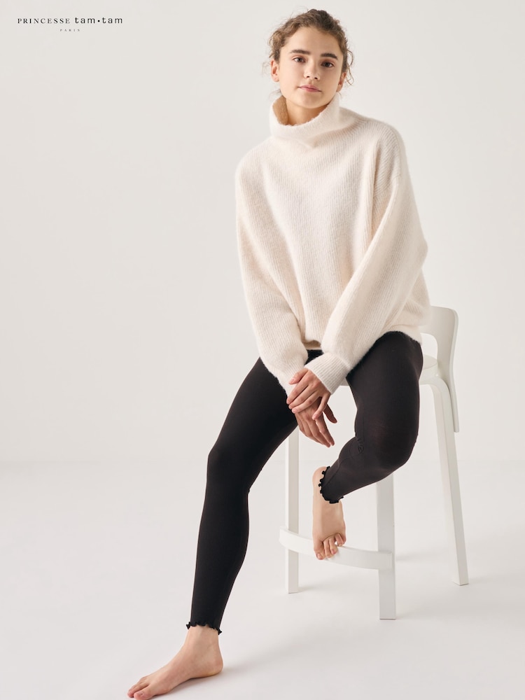 Теплые леггинсы в рубчик из кашемира Uniqlo, черный
Теплые леггинсы в рубчик из кашемира Uniqlo, черный