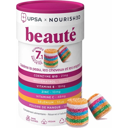 Nourished Beauty Пищевая добавка без сахара Upsa
Nourished Beauty Пищевая добавка без сахара Upsa