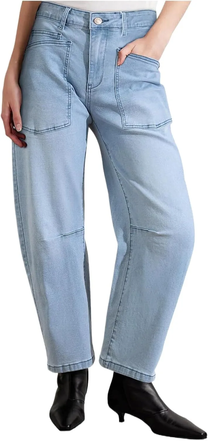 Джинсы женские High Waist Straight Leg Baggy Vintage WWPPAION
Джинсы женские High Waist Straight Leg Baggy Vintage WWPPAION