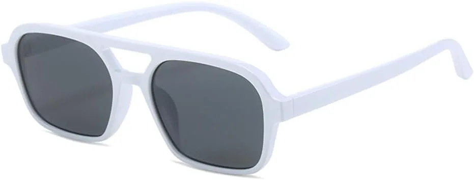 Ретро-солнцезащитные очки с двойной перемычкой для женщин, модные очки с леопардовым принтом, голубые очки, солнцезащитные очки UV400 для мужчин generic, White Gray
Ретро-солнцезащитные очки с двойной перемычкой для женщин, модные очки с леопардовым принтом, голубые очки, солнцезащитные очки UV400 для мужчин generic, White Gray