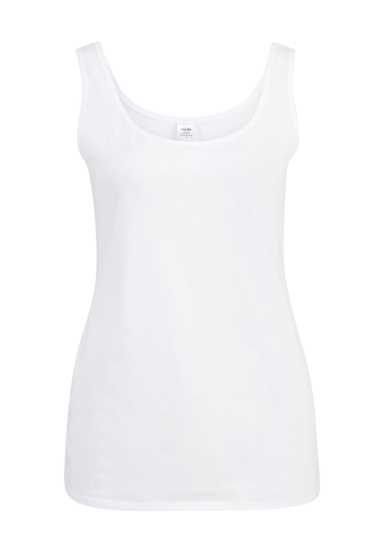 Женская майка из одинарного джерси с круглым вырезом Natural Comfort CALIDA, белый
Женская майка из одинарного джерси с круглым вырезом Natural Comfort CALIDA, белый