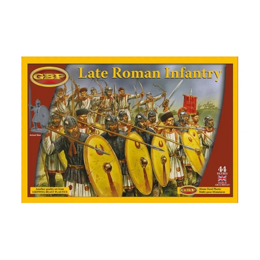 Позднеримская пехота, Gripping Beast Miniatures - Late Romans, Huns & Sussanid Persians (28mm)
Позднеримская пехота, Gripping Beast Miniatures - Late Romans, Huns & Sussanid Persians (28mm)
