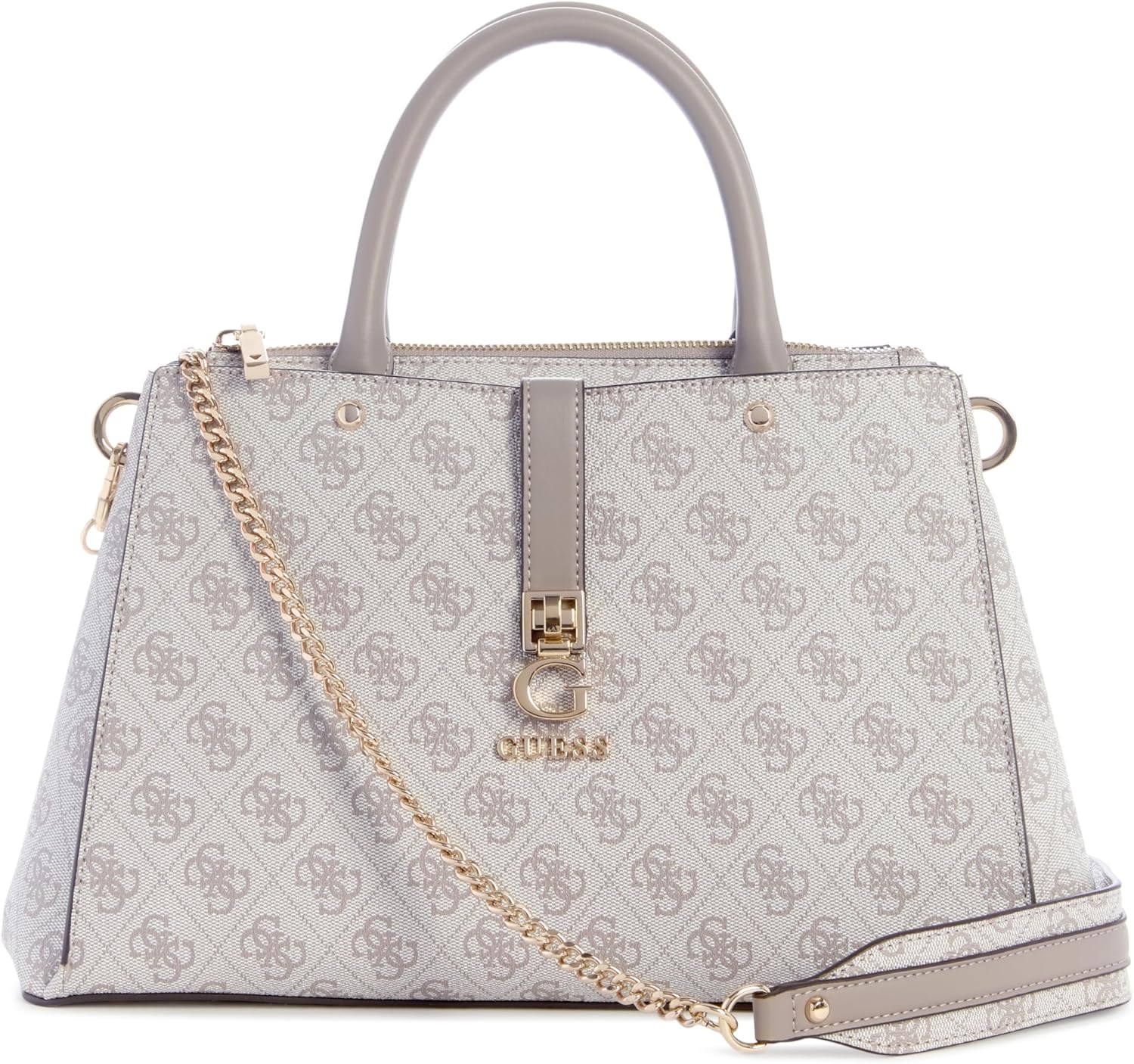 Роскошная сумка-сэтчел GUESS Zamira Quattro G, Dark Taupe Logo
Роскошная сумка-сэтчел GUESS Zamira Quattro G, Dark Taupe Logo