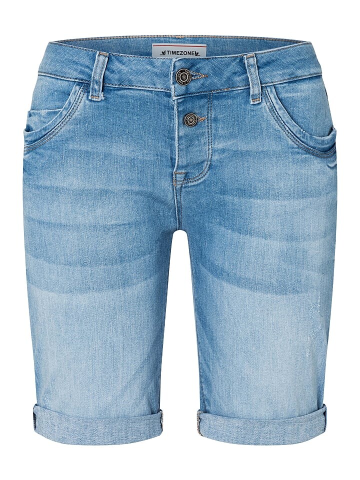 Джинсовые шорты Timezone Jeans Bermudas Nali, голубой
Джинсовые шорты Timezone Jeans Bermudas Nali, голубой
