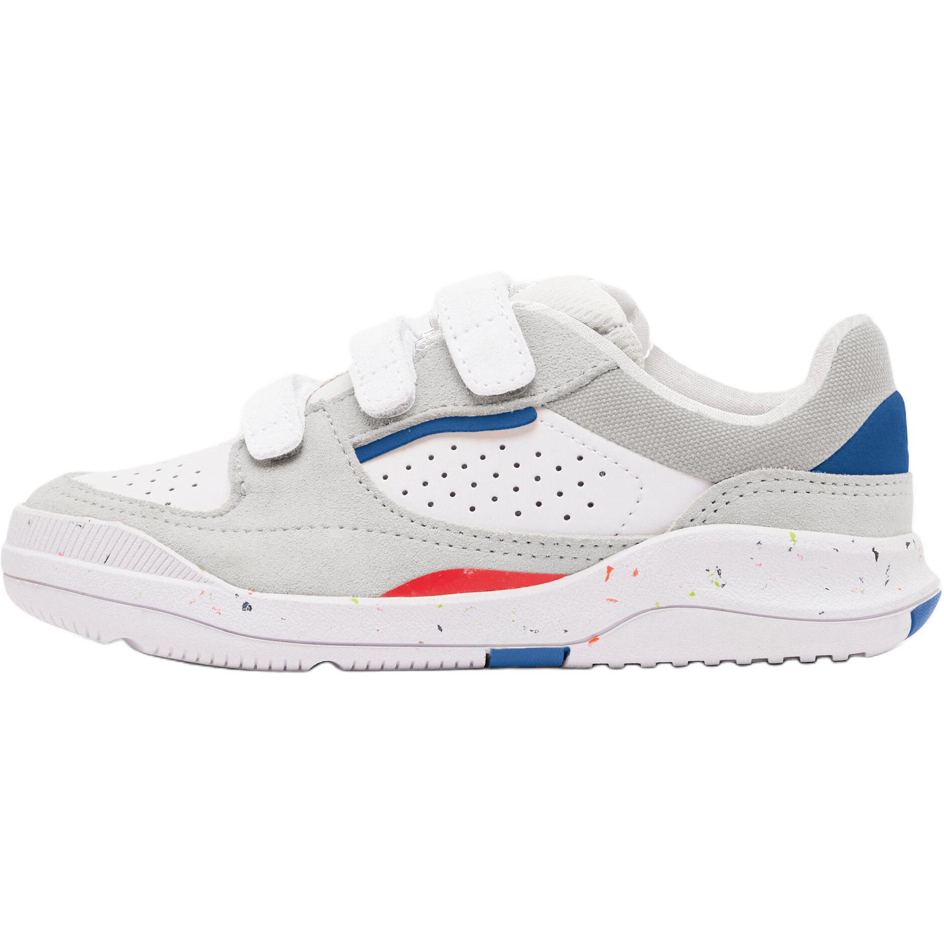 Антискользящие износостойкие низкие детские скейтбординговые кроссовки бело-сине-красные DECATHLON, Снежно-белый/аспидно-серый
Антискользящие износостойкие низкие детские скейтбординговые кроссовки бело-сине-красные DECATHLON, Снежно-белый/аспидно-серый